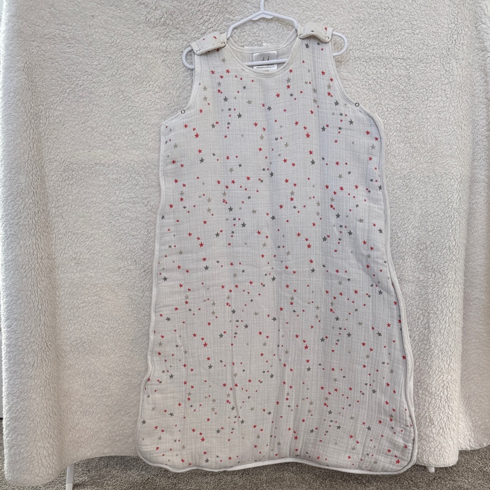 aden + anais Starry Sleep Sack - White and Red